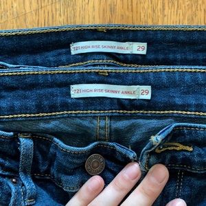 Levi’s 721 jeans bundle